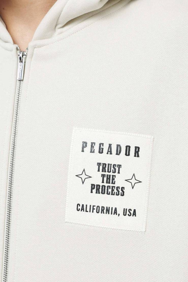Pegador Salal Oversized Sweat Jacket Vintage Washed Angels Cream Cyber Monday
