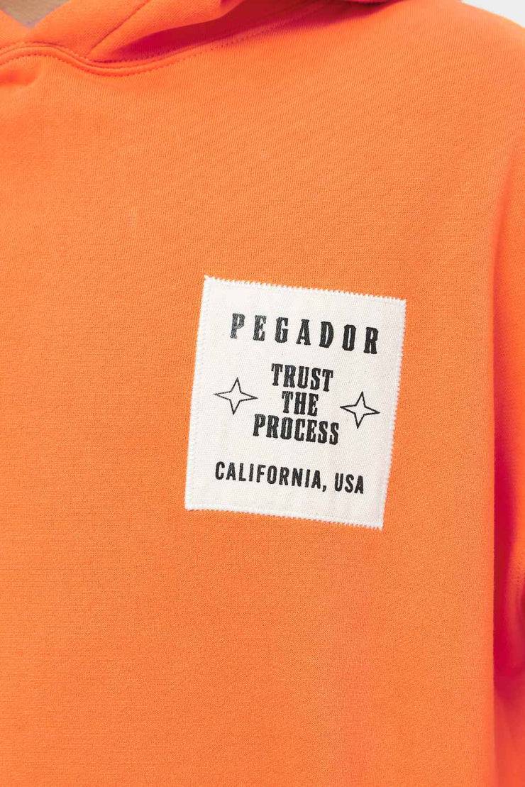 Pegador Salal Oversized Hoodie Vintage Washed Sunrise Orange Osterangebot