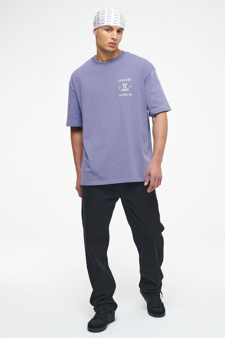 Pegador Salal Oversized Tee Vintage Washed Magic Violet Muttertagsangebot