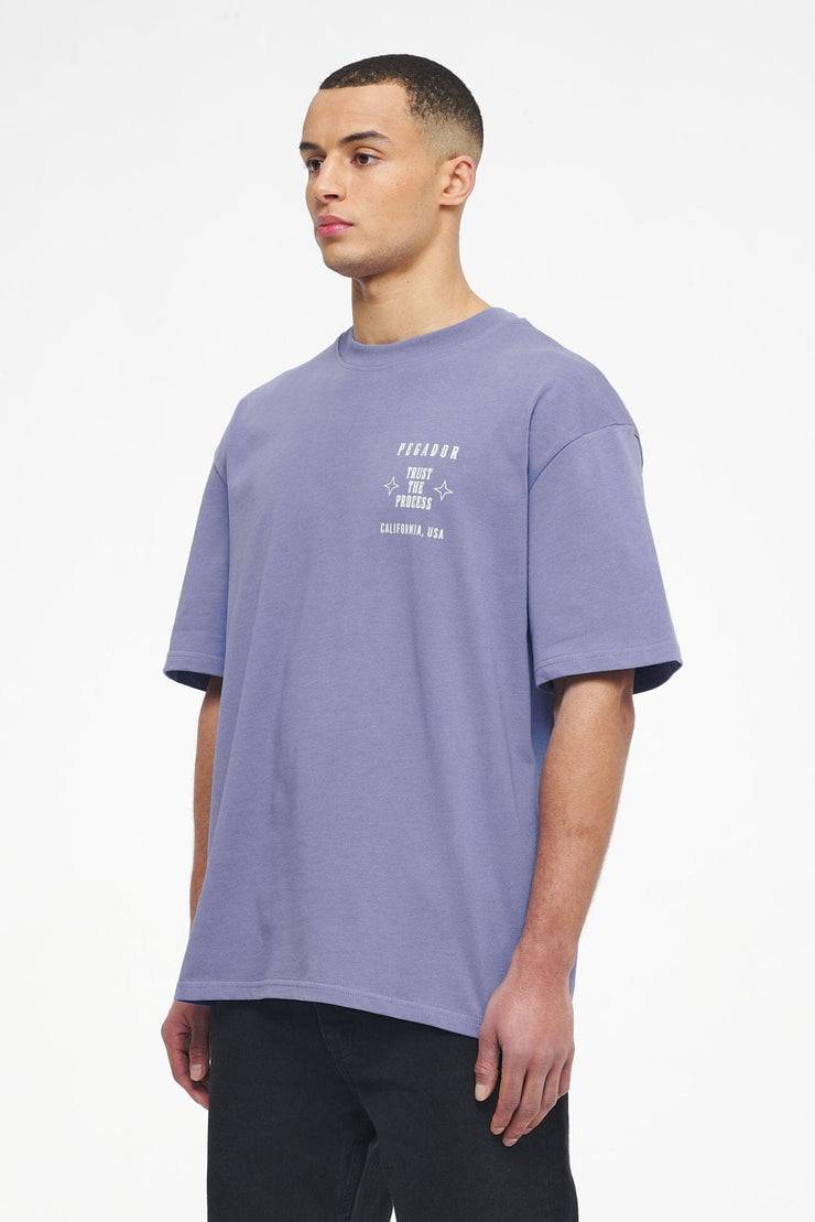 Pegador Salal Oversized Tee Vintage Washed Magic Violet Muttertagsangebot