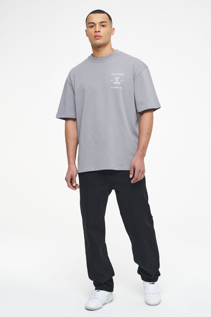 Pegador Salal Oversized Tee Vintage Washed Dusk Grey Valentinstagsangebot