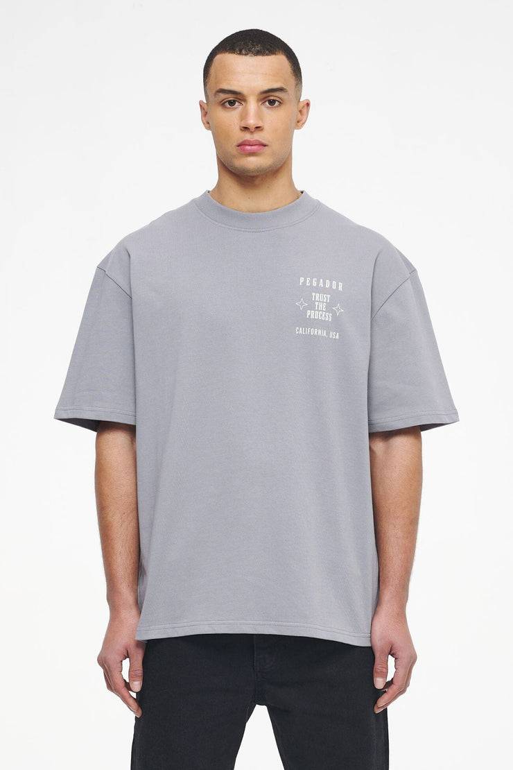 Pegador Salal Oversized Tee Vintage Washed Dusk Grey Valentinstagsangebot