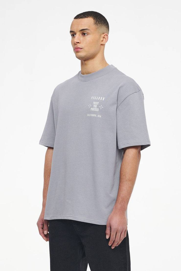 Pegador Salal Oversized Tee Vintage Washed Dusk Grey Valentinstagsangebot