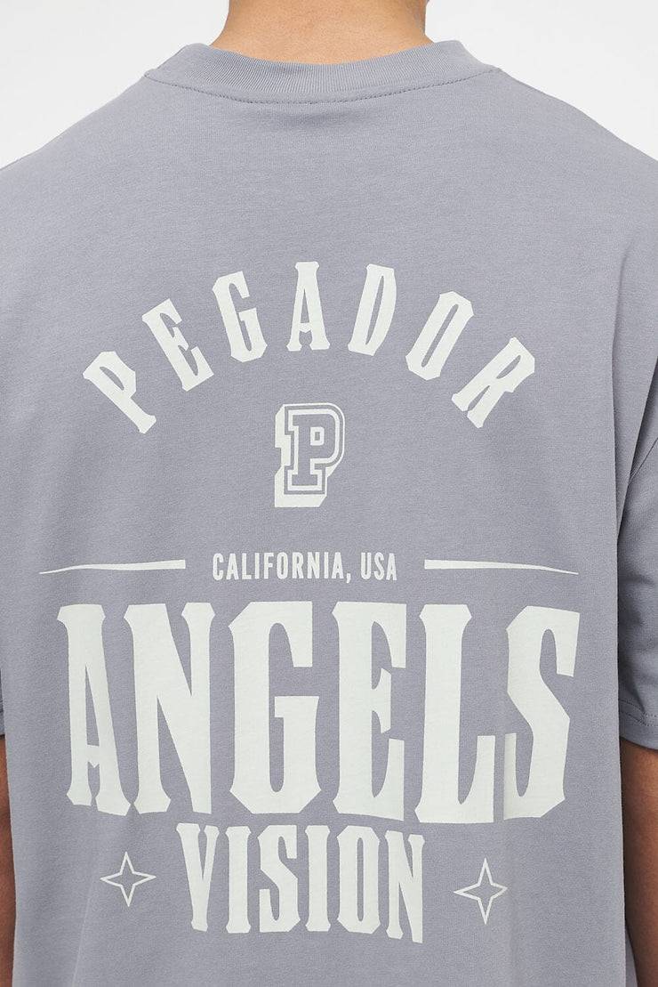 Pegador Salal Oversized Tee Vintage Washed Dusk Grey Valentinstagsangebot