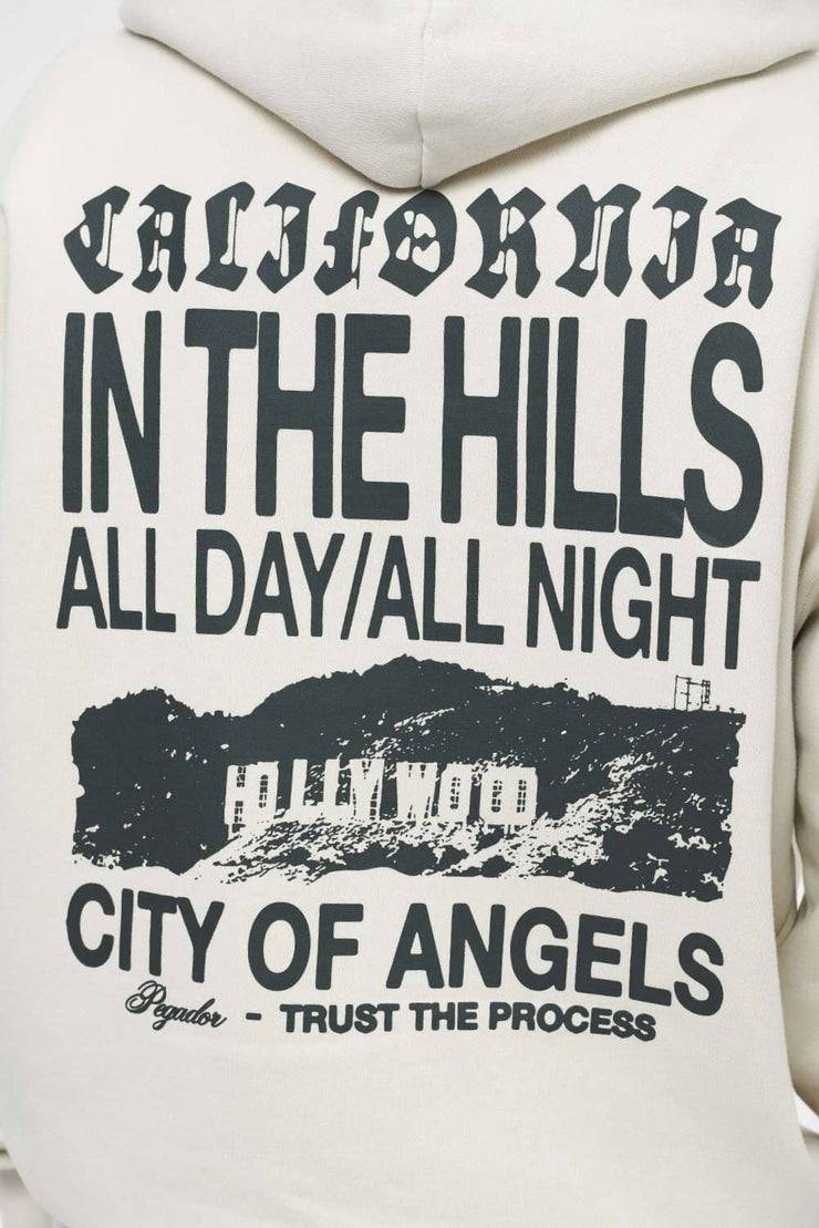Pegador Wallace Oversized Hoodie Vintage Washed Angels Cream Jubiläumsangebot