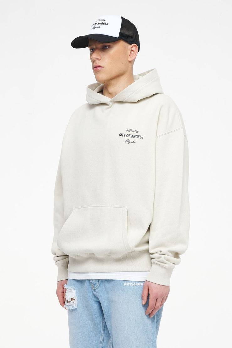 Pegador Wallace Oversized Hoodie Vintage Washed Angels Cream Jubiläumsangebot