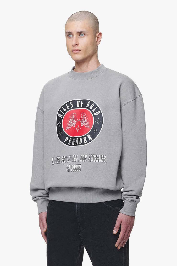 Pegador Algon Oversized Sweater Vintage Washed Dusk Grey Online Outlet