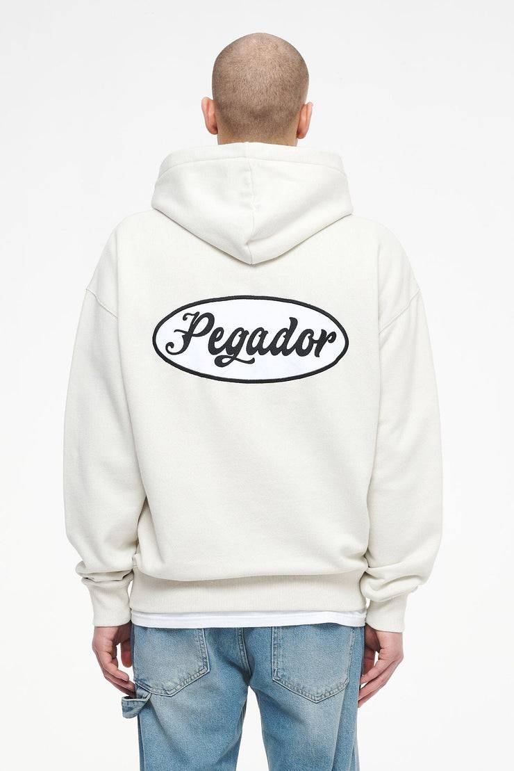 Pegador West Oversized Sweat Jacket Vintage Washed Angels Cream Exklusive Angebote