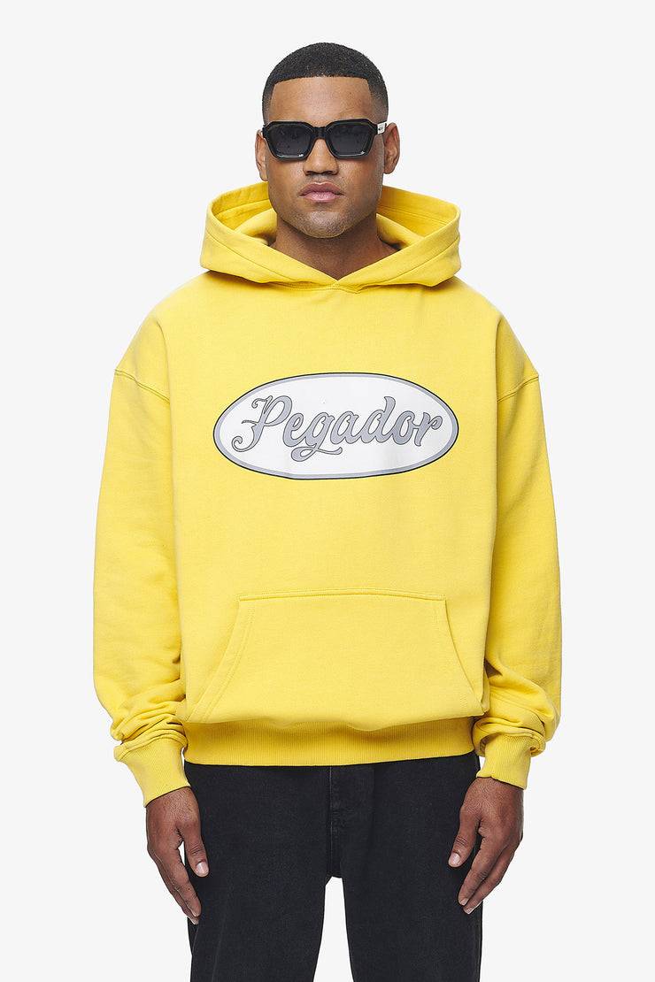 Pegador West Oversized Hoodie Vintage Washed Solar Yellow Blitzangebot