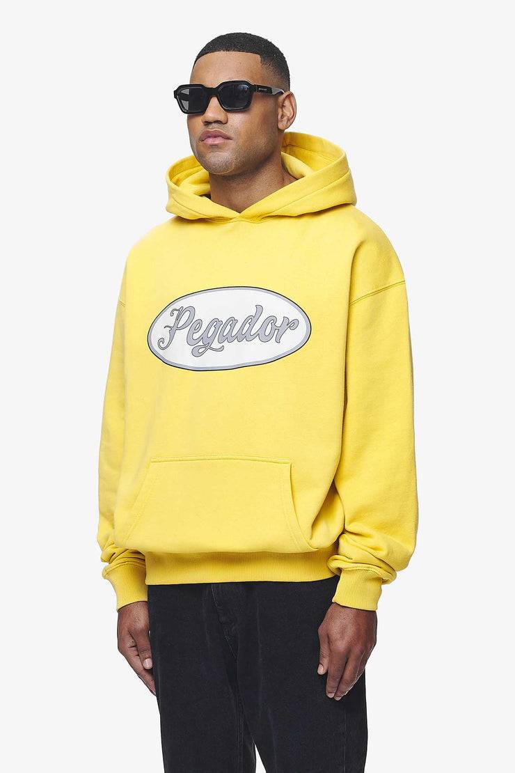 Pegador West Oversized Hoodie Vintage Washed Solar Yellow Blitzangebot