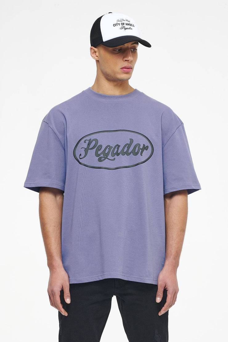 Pegador West Oversized Tee Vintage Washed Magic Violet Neuheiten
