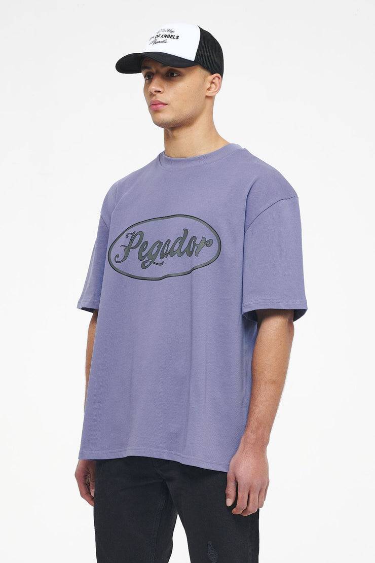 Pegador West Oversized Tee Vintage Washed Magic Violet Neuheiten