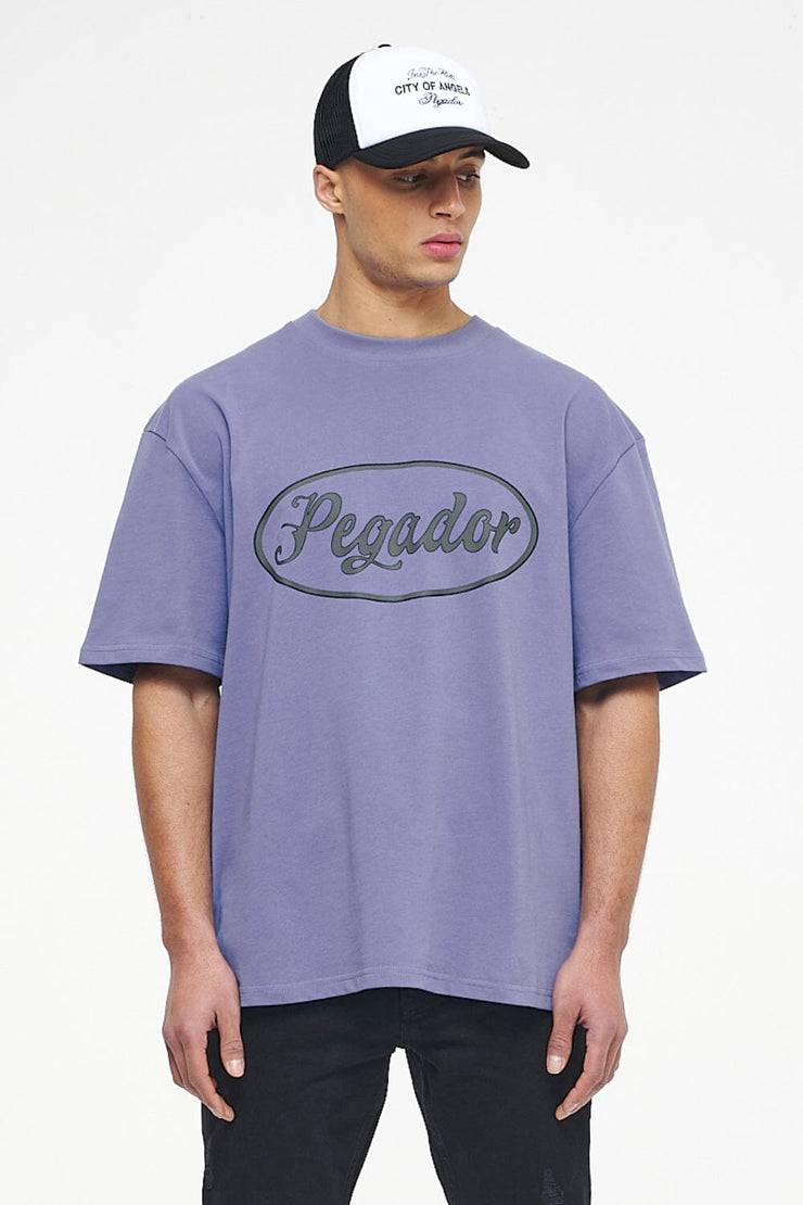 Pegador West Oversized Tee Vintage Washed Magic Violet Neuheiten