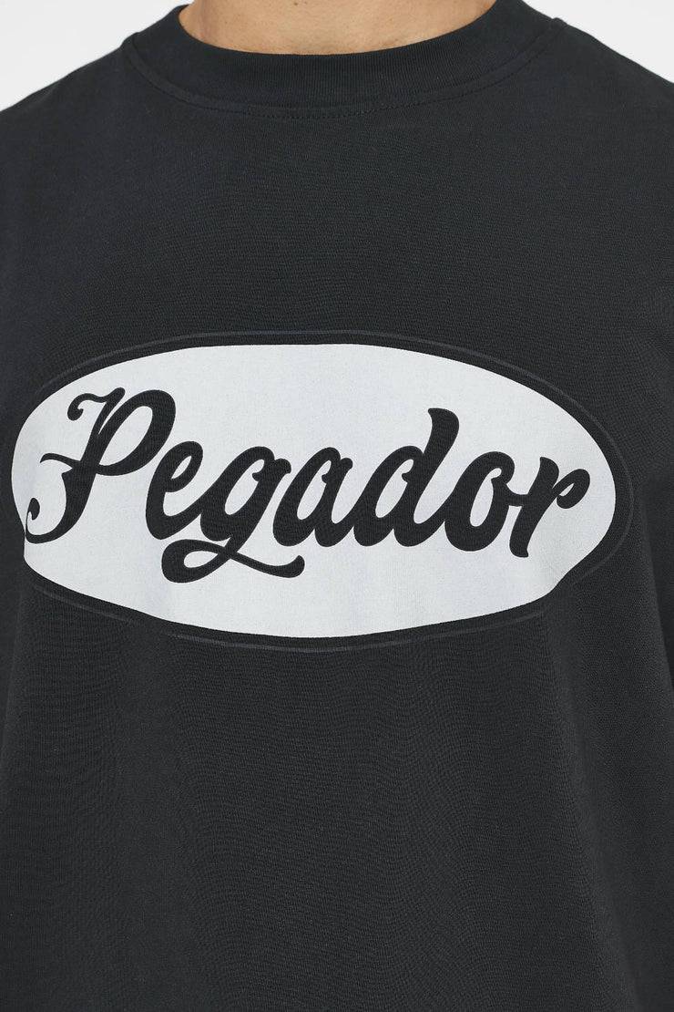 Pegador West Oversized Tee Vintage Washed Black Ink Bestseller