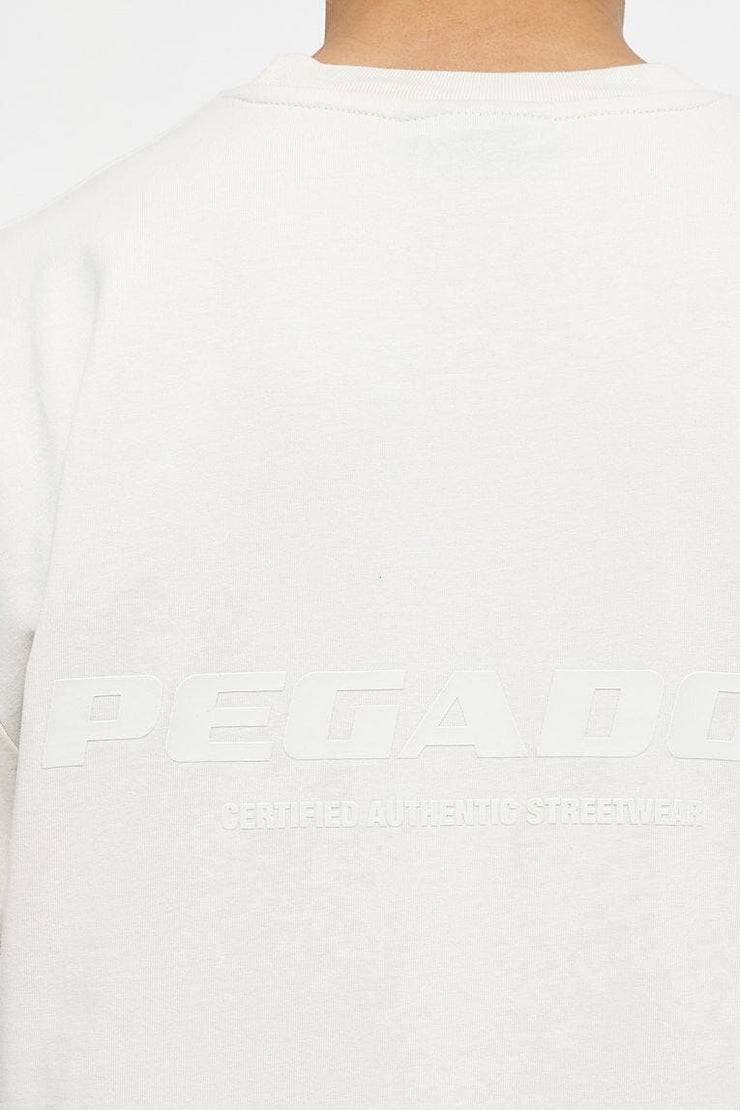 Pegador Colne Logo Oversized Tee Vintage Washed Angels Cream Gum Riesige Ersparnisse