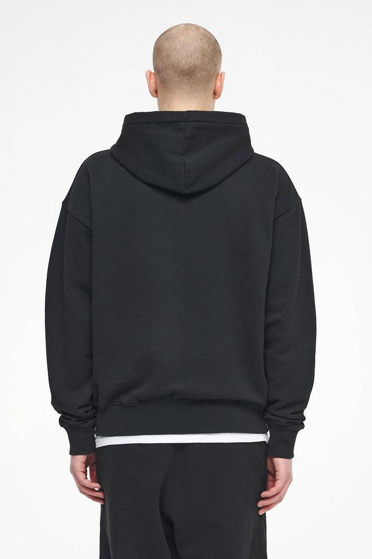 Pegador Logo Oversized Sweat Jacket Vintage Washed Black Ink Gum Super Sparpreis