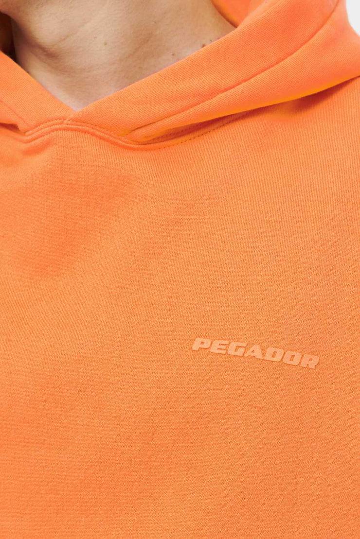 Pegador Logo Oversized Hoodie Vintage Washed Sunrise Orange Gum JETZT KAUFEN