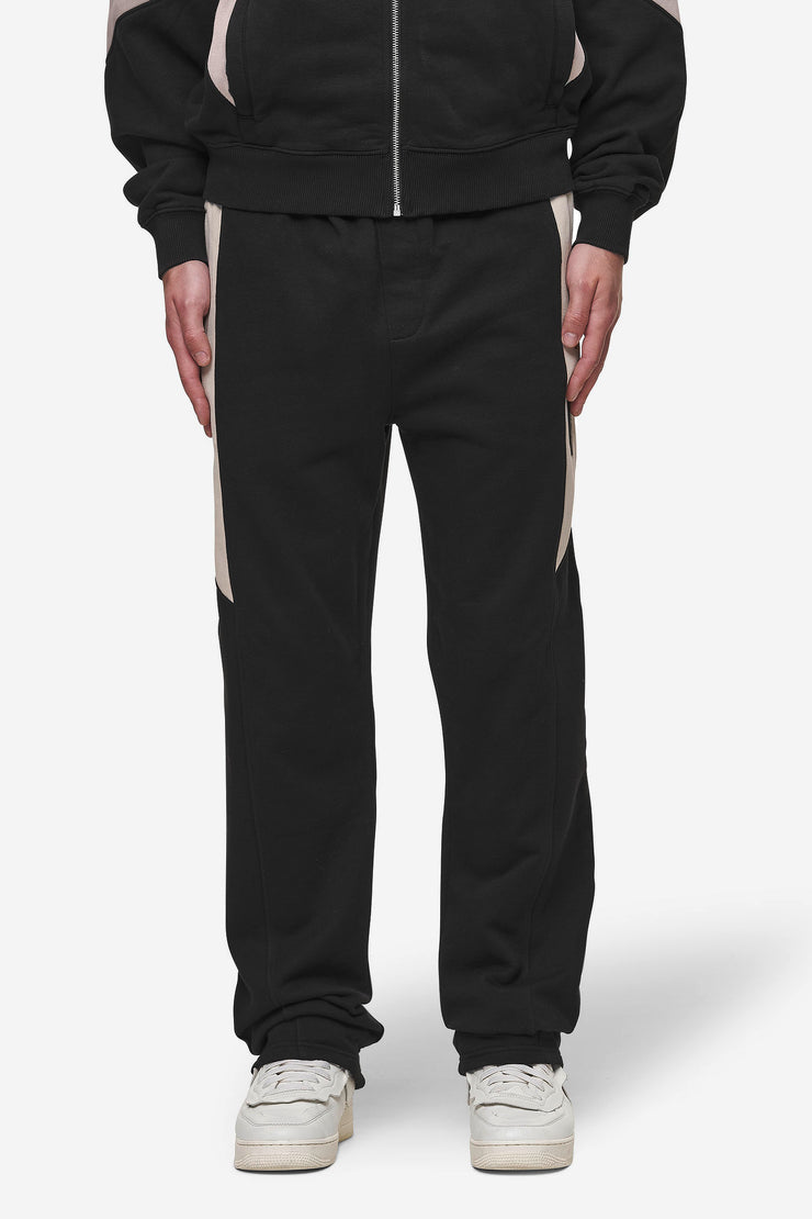 Pegador Aderno Wide Sweat Pants Washed Black Light Beige Bis zu 55% Rabatt