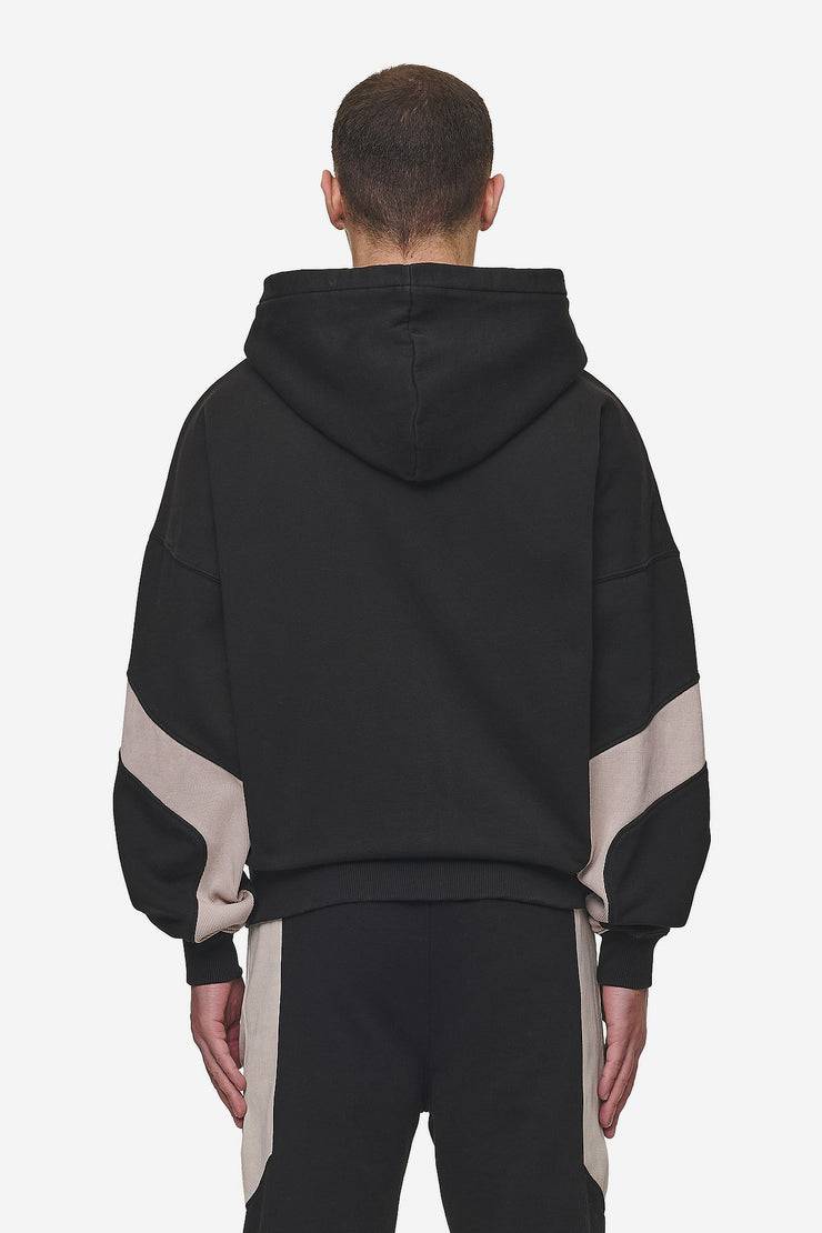Pegador Aderno Boxy Sweat Jacket Washed Black Light Beige Discount Store für neue Produkte
