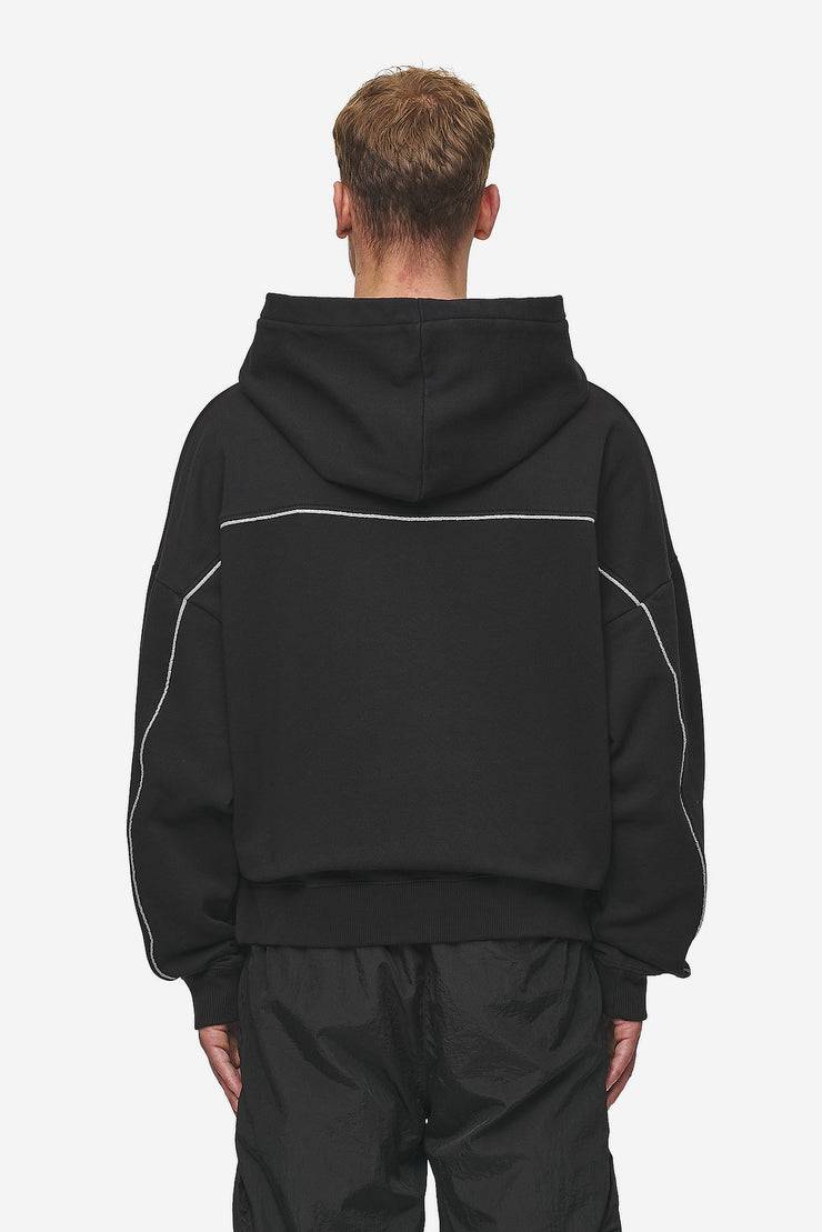 Pegador Beak Boxy Hoodie Washed Black Riesige Rabatte