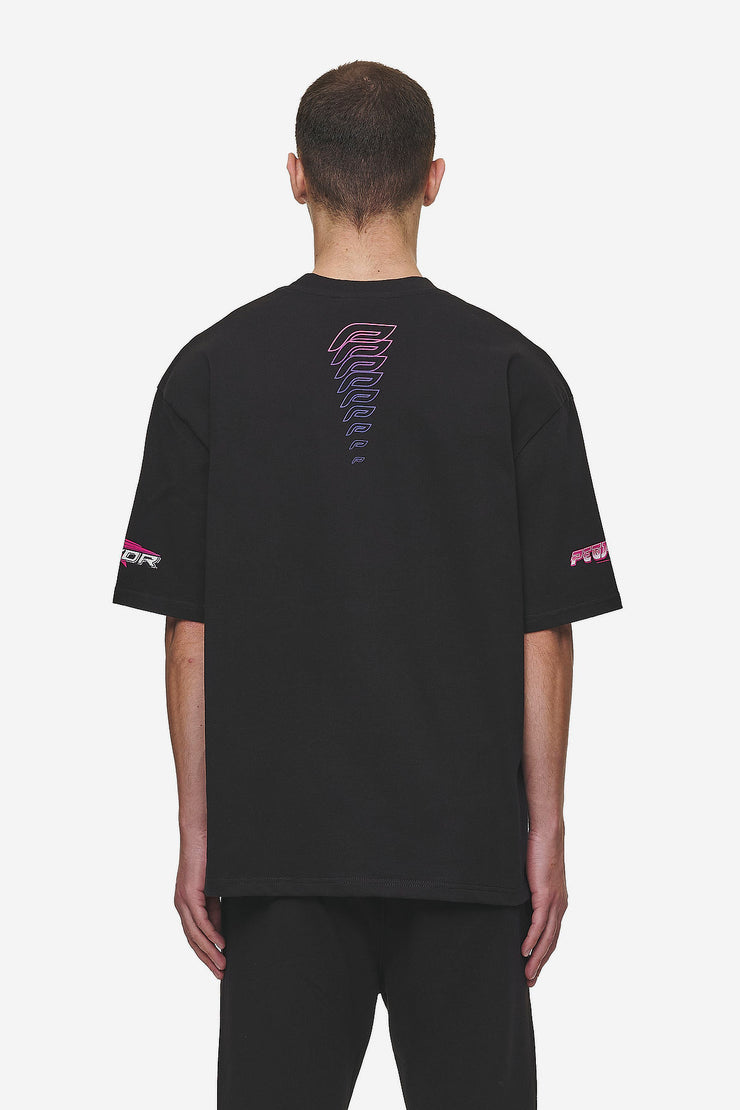 Pegador Saxon Oversized Tee Washed Black Begrenzt auf 3 Tage