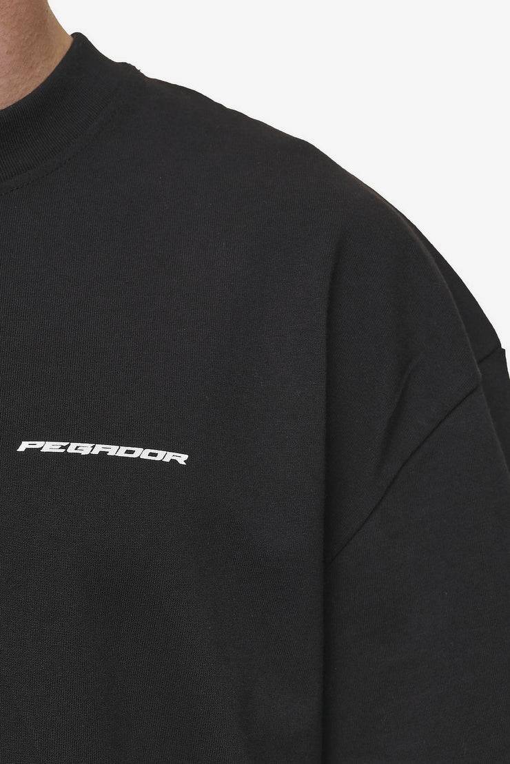 Pegador Madron Oversized Tee Washed Black Black Friday Preise