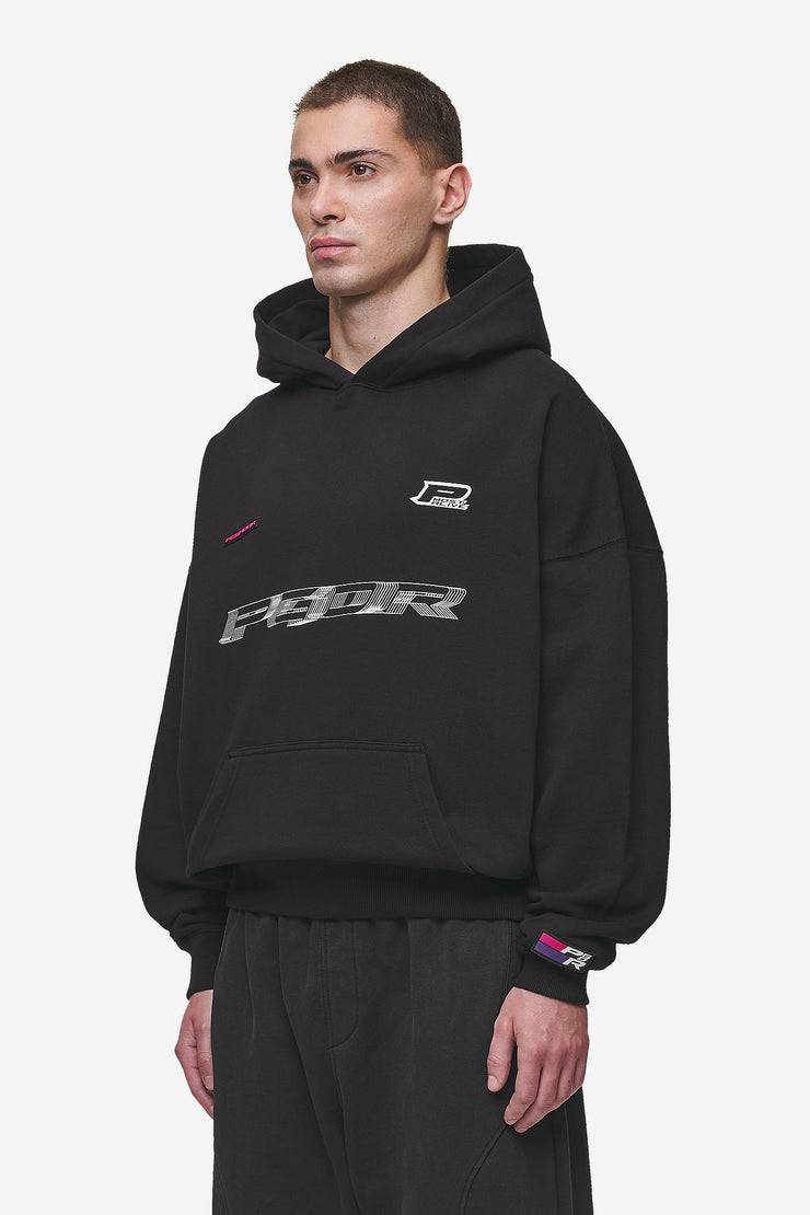 Pegador Iron Boxy Hoodie Washed Black 50% Rabatt für begrenzte Zeit