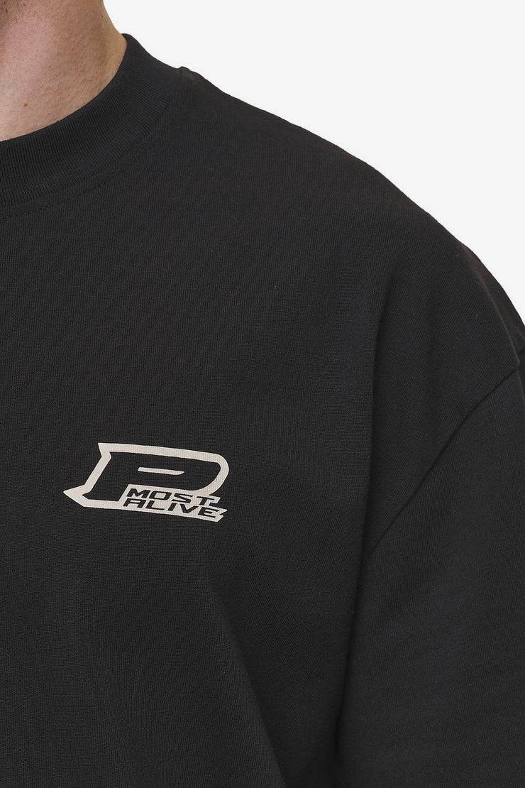Pegador Fox Oversized Tee Washed Black Verkauf