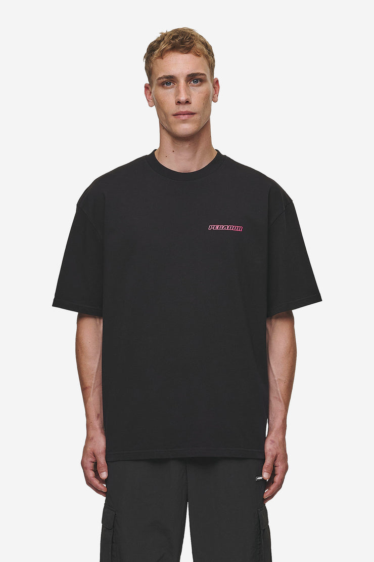 Pegador Bowin Oversized Tee Washed Black Hotsell