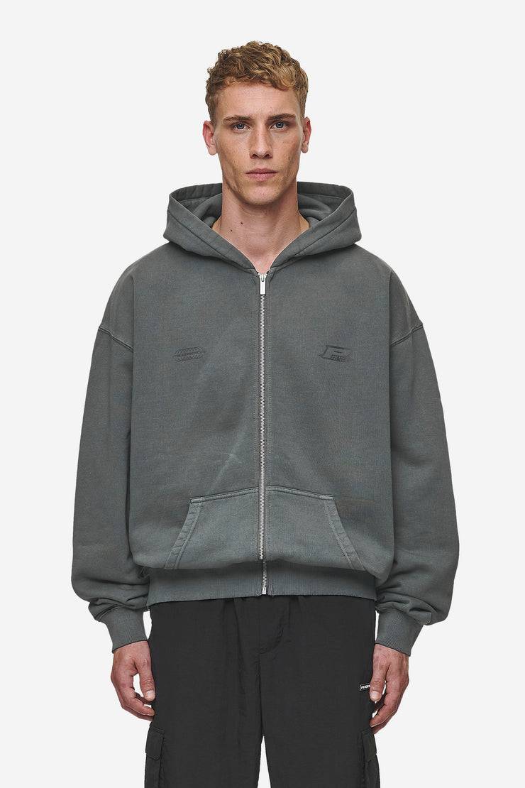 Pegador Lance Oversized Sweat Jacket Vintage Anthracite im Angebot