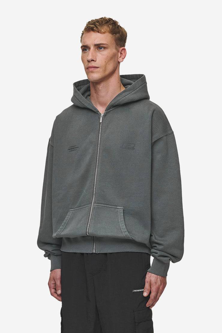 Pegador Lance Oversized Sweat Jacket Vintage Anthracite im Angebot