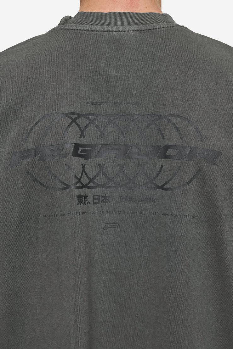 Pegador Lance Oversized Tee Vintage Anthracite Schlussverkauf