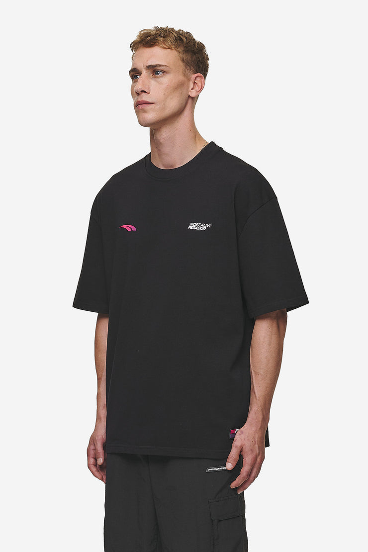Pegador Clayton Oversized Tee Washed Black Meist gekauft