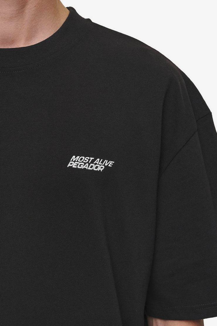 Pegador Clayton Oversized Tee Washed Black Meist gekauft