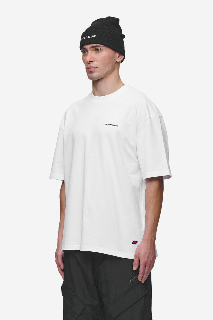 Pegador Charles Oversized Tee White Blitzverkäufe