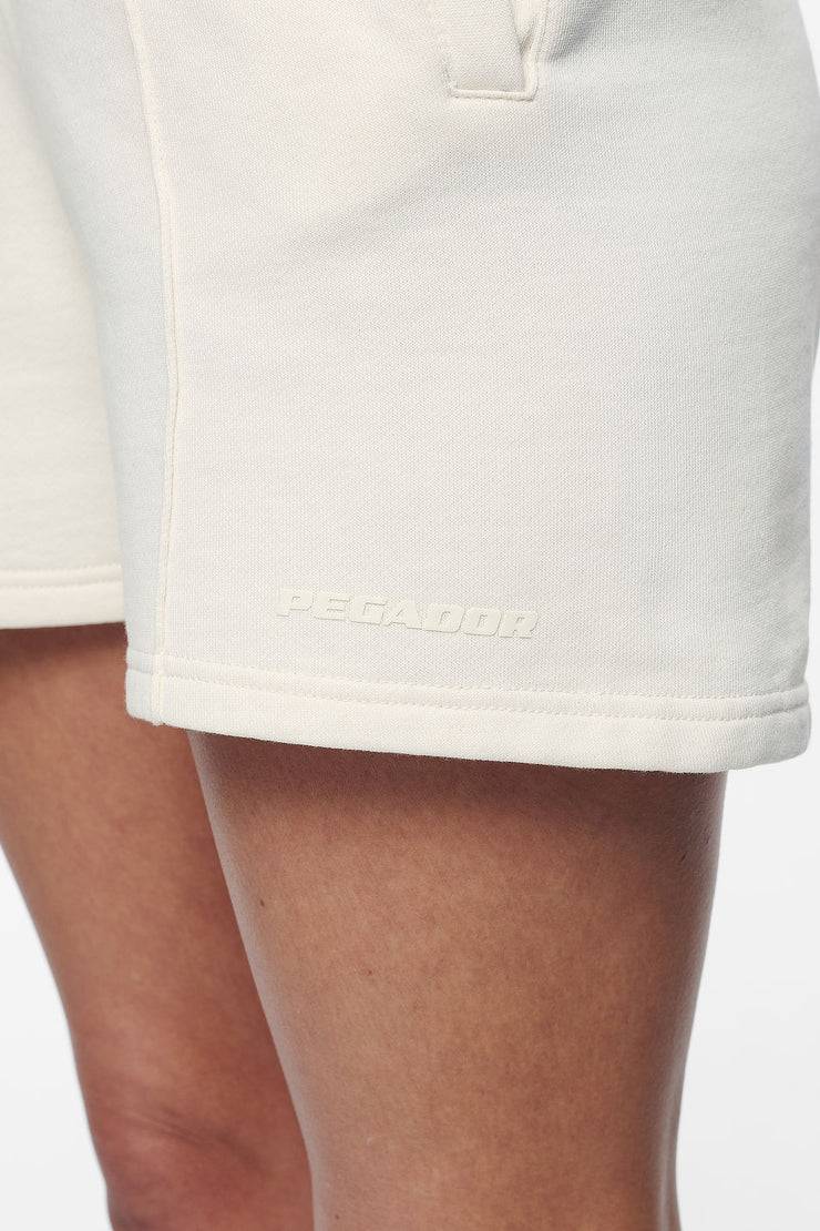 Pegador Umbria High Waisted Shorts Vintage Washed Unbleached Gum Sonderangebot