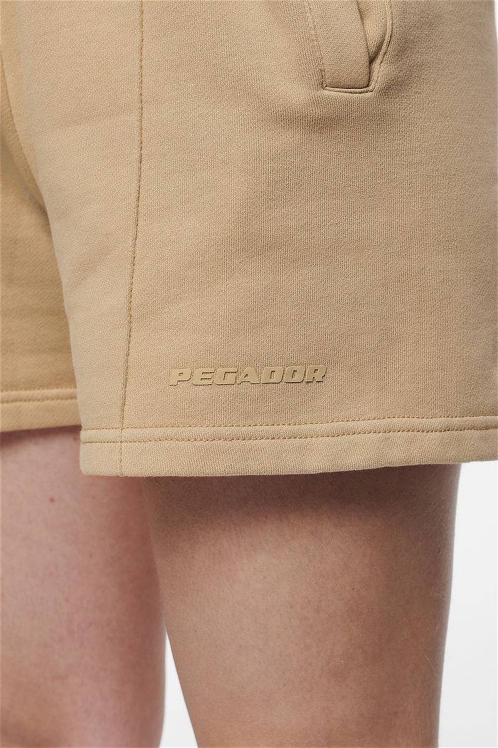Pegador Umbria High Waisted Shorts Vintage Washed Espresso Gum Versandkostenfrei