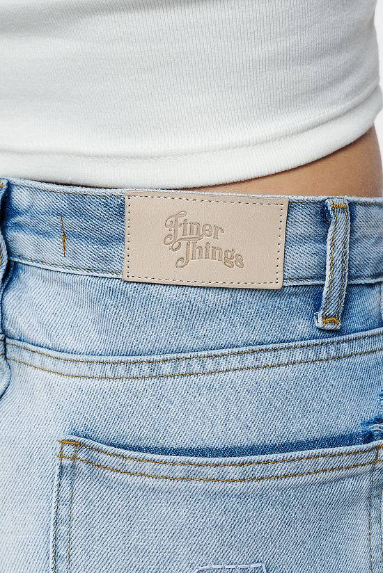 Pegador Soliera Distressed Wide Jeans Light Blue Flash Sale