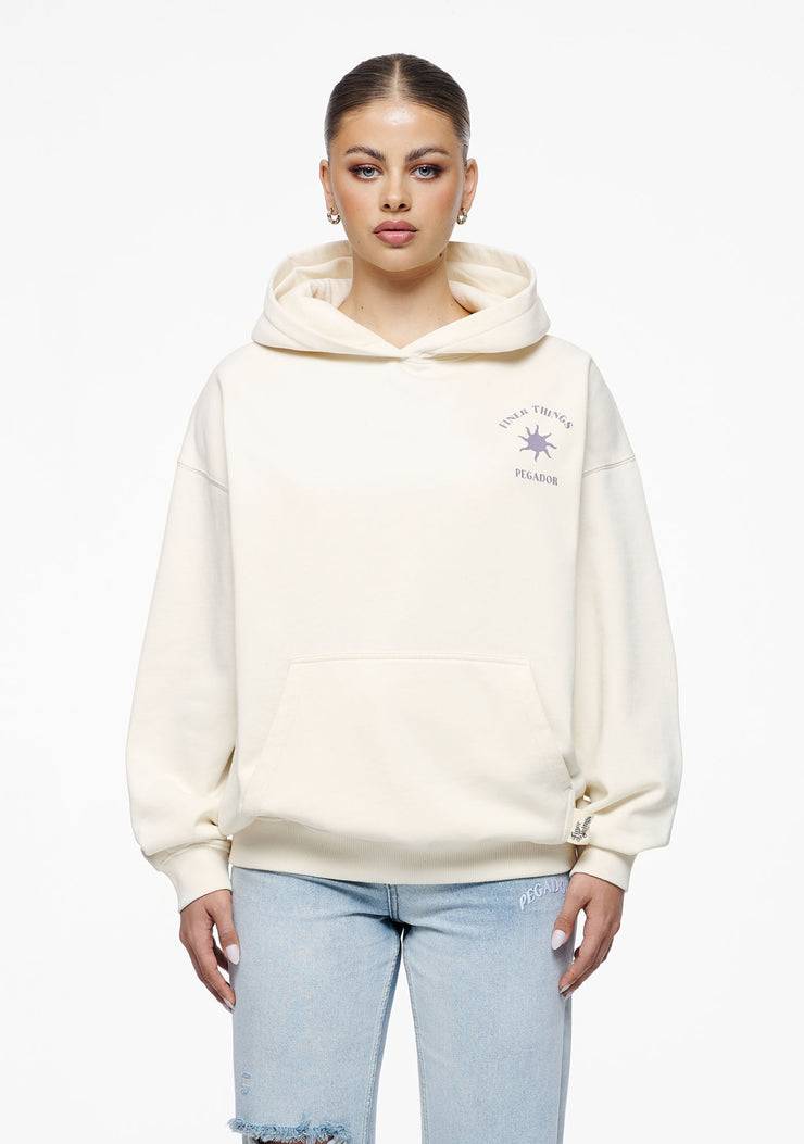 Pegador Siena Oversized Hoodie Vintage Washed Unbleached Online Shopping