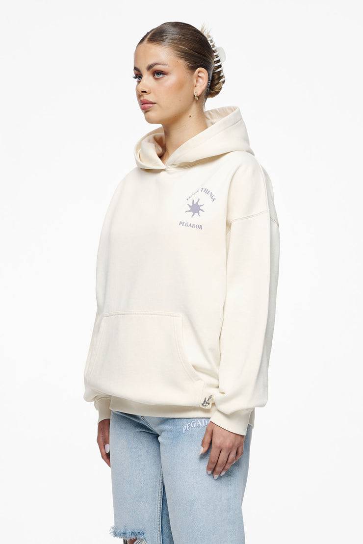Pegador Siena Oversized Hoodie Vintage Washed Unbleached Online Shopping