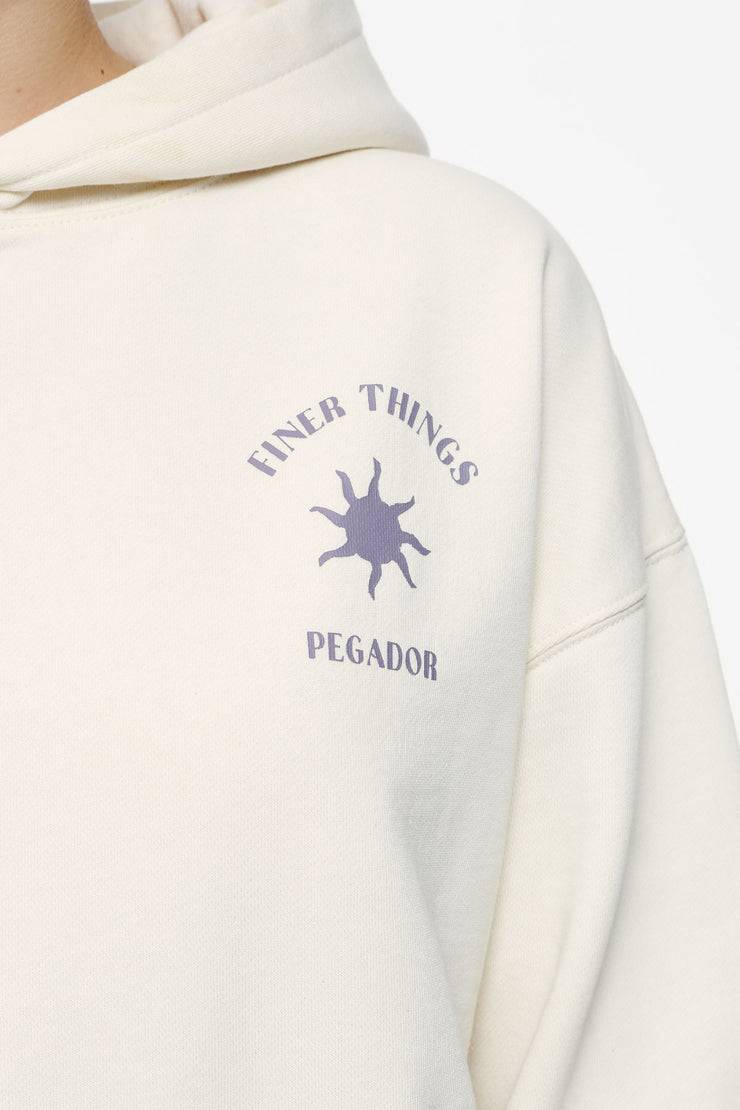 Pegador Siena Oversized Hoodie Vintage Washed Unbleached Online Shopping
