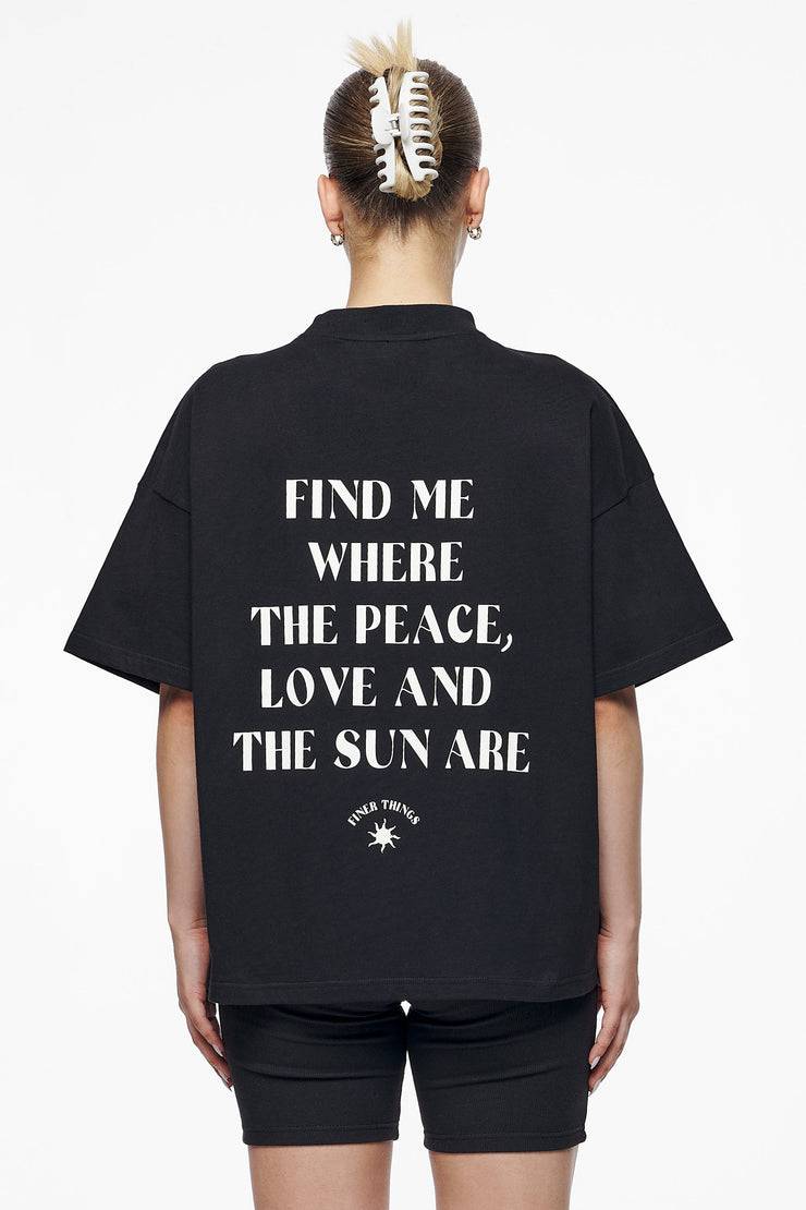Pegador Siena Heavy Oversized Tee Washed Vintage Black Exklusivangebot