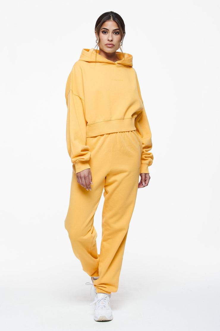 Pegador Salita Oversized Cropped Hoodie Vintage Washed Golden Sun Gum Black Friday