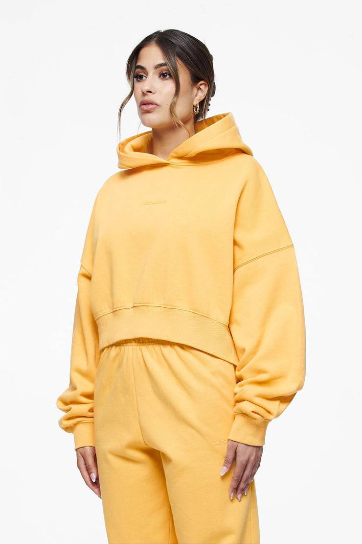 Pegador Salita Oversized Cropped Hoodie Vintage Washed Golden Sun Gum Black Friday