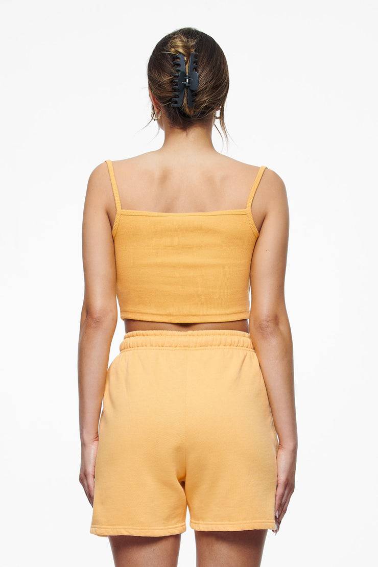 Pegador Ruby Rib Crop Top Vintage Washed Golden Sun Osterangebot
