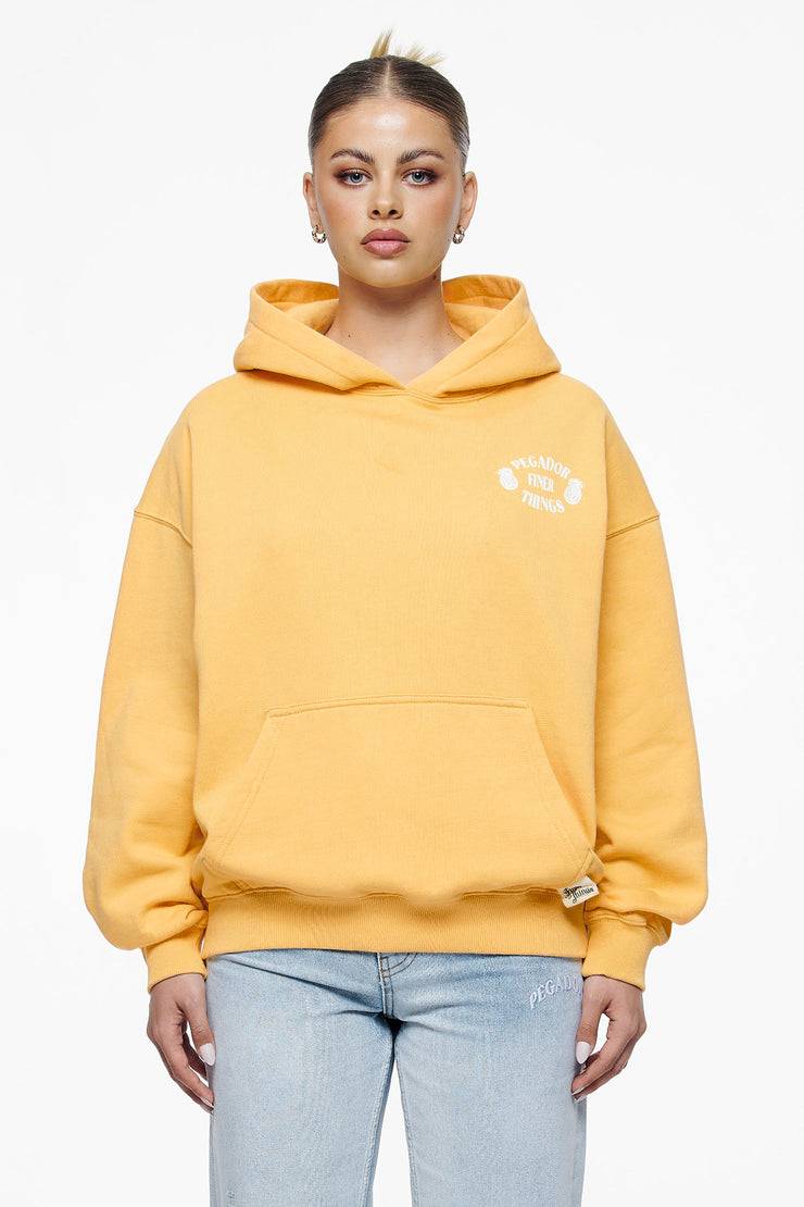 Pegador Roma Oversized Hoodie Vintage Washed Golden Sun Vatertagsangebot