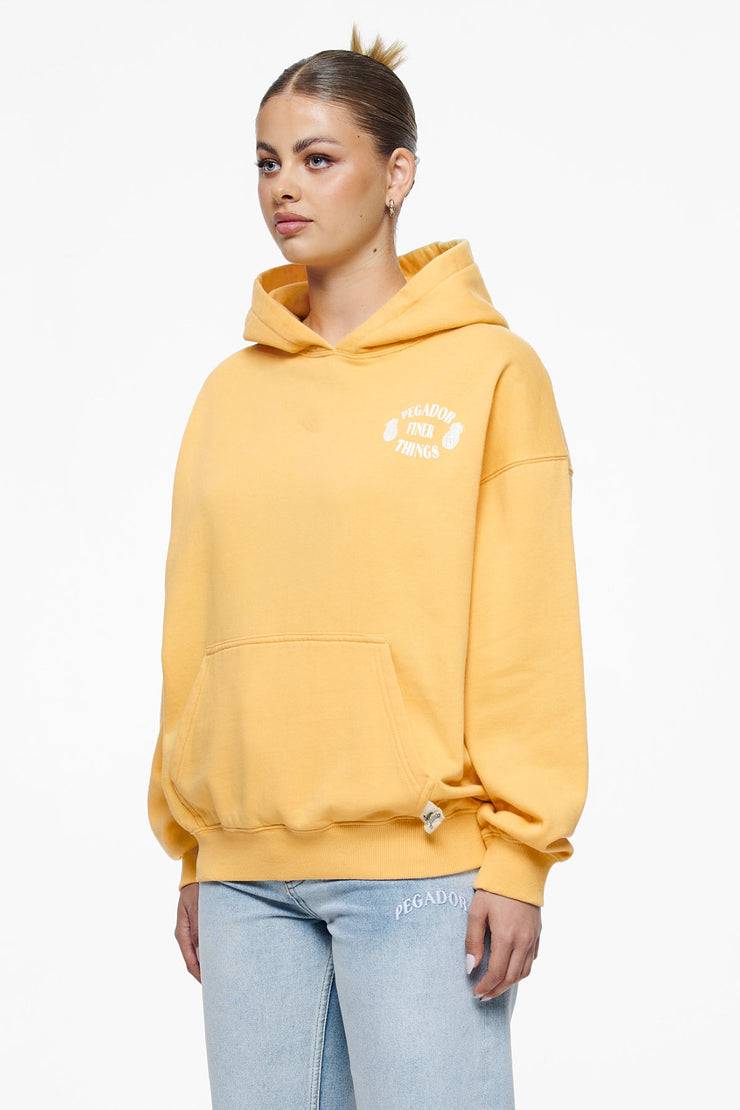 Pegador Roma Oversized Hoodie Vintage Washed Golden Sun Vatertagsangebot