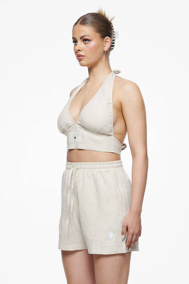 Pegador Molli Canvas Neckholder Top Unbleached Lagerräumung