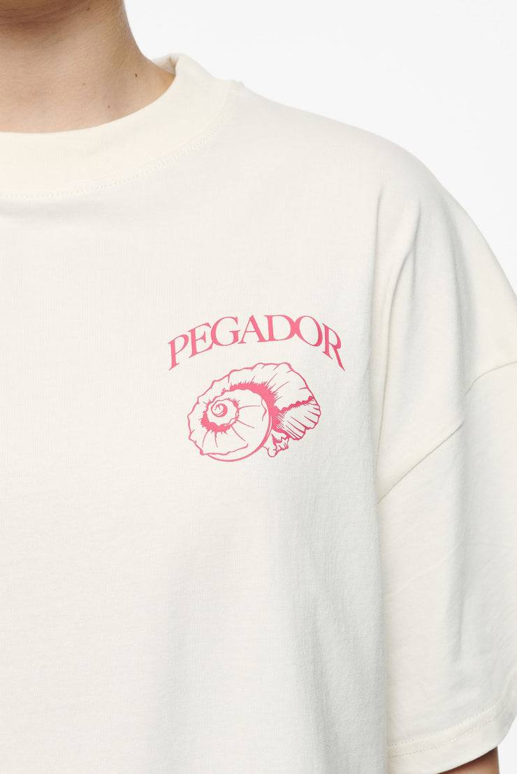 Pegador Metra Heavy Oversized Tee Vintage Washed Unbleached Heißer Verkauf