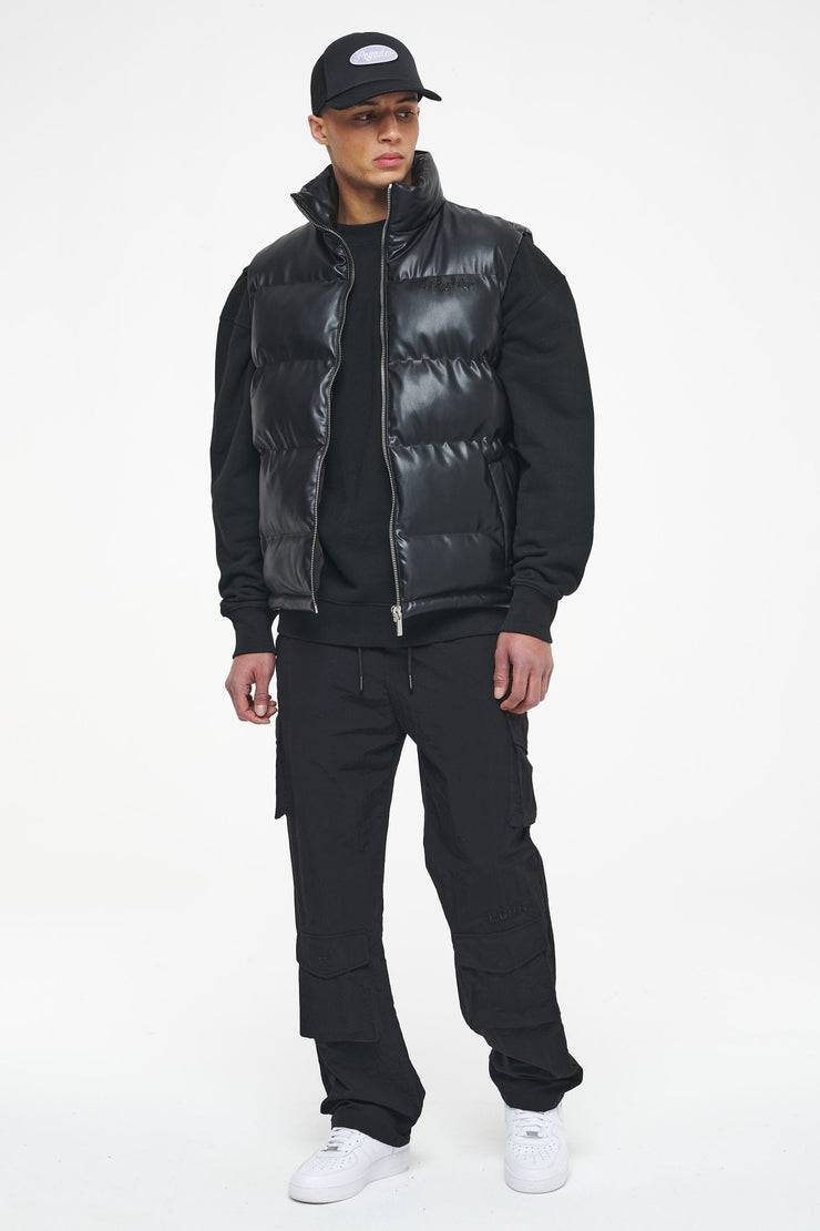 Pegador Arid Faux Leather Vest Black Ink Bis zu 60% Rabatt